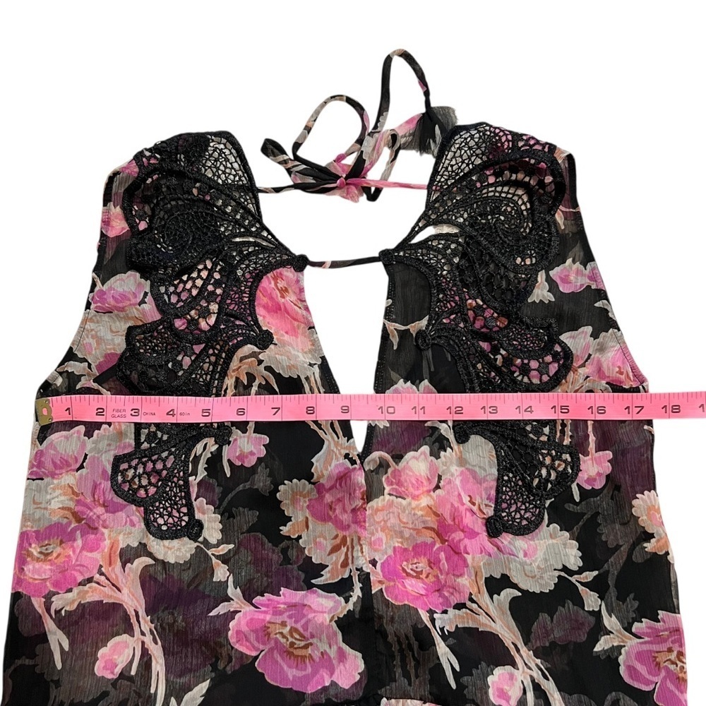 Anthropologie MISA Tie-Back Maxi Dress XS/S | Boho Chic Flowy Summer Dress - Picture 14 of 15